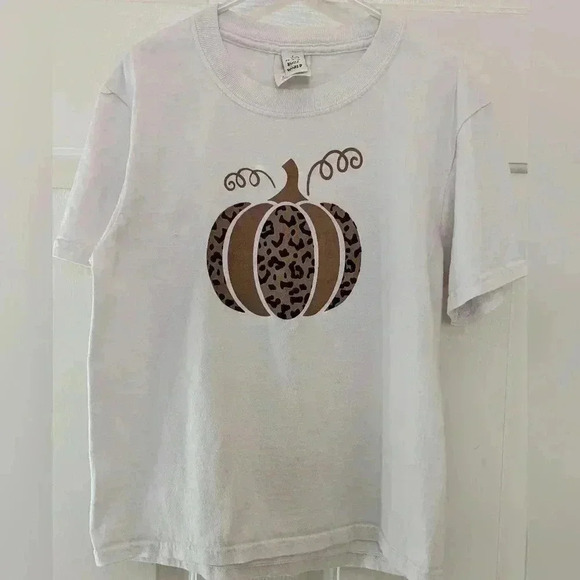 Kids Fall pumpkin design size small short sleeve t shirt. 3/$15 - Picture 1 of 3